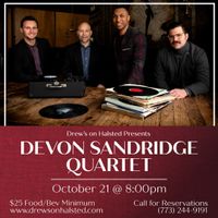Devon Sandridge Quartet at Drew's on Halsted