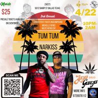 2nd Annual Zazaganza Music Fest Featuring TumTum and Narkiss