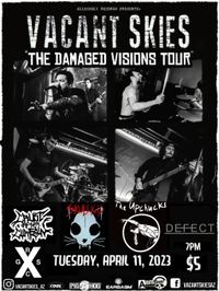 Allegedly Records Presents: Vacant Skies “The Damaged Visions Tour” w/ The Upchucks, Skullkid, Crust After Curfew & Defect