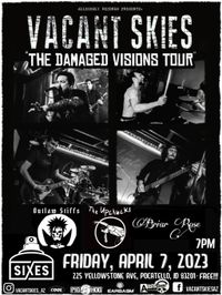 Allegedly Records Presents: Vacant Skies “The Damaged Visions Tour” w/ The Upchucks, Briar Rose & Outlaw Stiffs