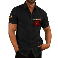 One Planet - Anything goes Reggae Collar Shirt