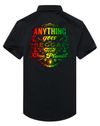 One Planet - Anything goes Reggae Collar Shirt
