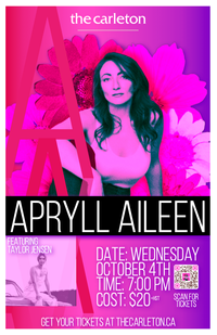 Apryll Aileen Album Release Show + Taylor Jensen