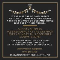 Sunday Supper Jazz Residency at The Gryphon