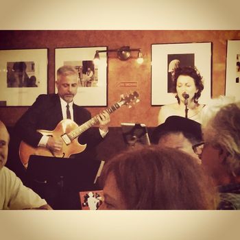 Sean Harkness and Audrey Bernstein Caffe Vivaldi NYC 2015
