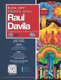 Raul Davila for Bexar County District Clerk Fundraiser Event 