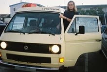 My 1982 Volkswagen and I circa 2008