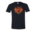 "Tiger" T-shirt - Black/Orange