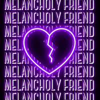 Melancholy Friend Vinyl Sticker 
