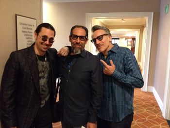 Dennis Gruenling, Mark  and Rick Estrin, 35th Blues Music Awards, 2014 Memphis
