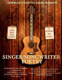 Poetry of the Masters - Singer/Songwriter Poetry