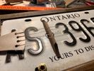 #29 Ontario License Plate Guitar