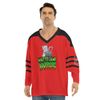 Greetingz from the Wazteland Red/Black Hockey Jersey