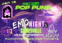 Pop Punk Emo Night GAINESVILLE with SKY NAVY