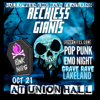 Pop Punk Emo Night by PunkNites - GRAVE RAVE Halloween EMO BASH with Reckless Giants 