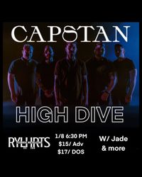 CAPSTAN, Royal Hearts, and JADE - MetalCore Bands - GAINESVILLE