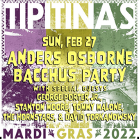 Anders Osborne Bacchus Party ft. George Porter, Jr., Stanton Moore, Tommy Malone, David Torkanowsky, and the Hornstars