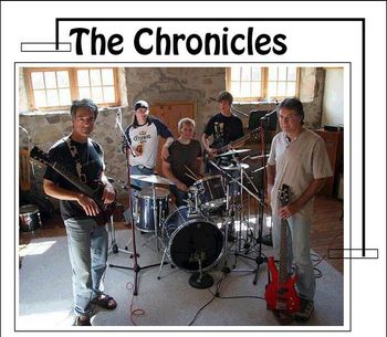 The Chronicles with sound engineer Brian Hewson at Escarpment Sound Studio
