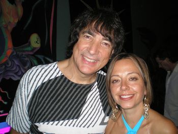 With legendary drummer Walfredo Reyes, Jr. at Seaside Center in Encinitas
