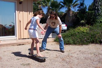 Teaching Skateboarding
