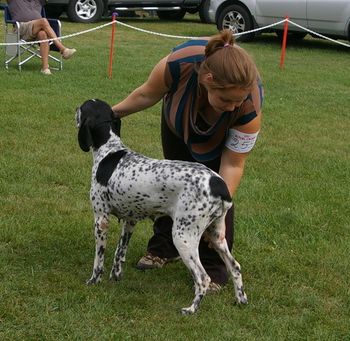 Charlie dans le ring du Best Veteran
