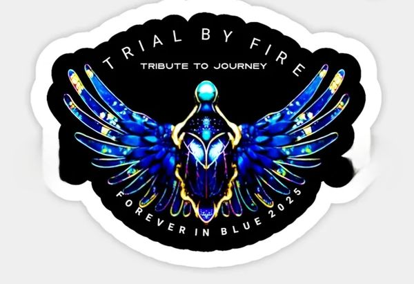 2025 Tour Sticker - Journey Tribute Trial by Fire