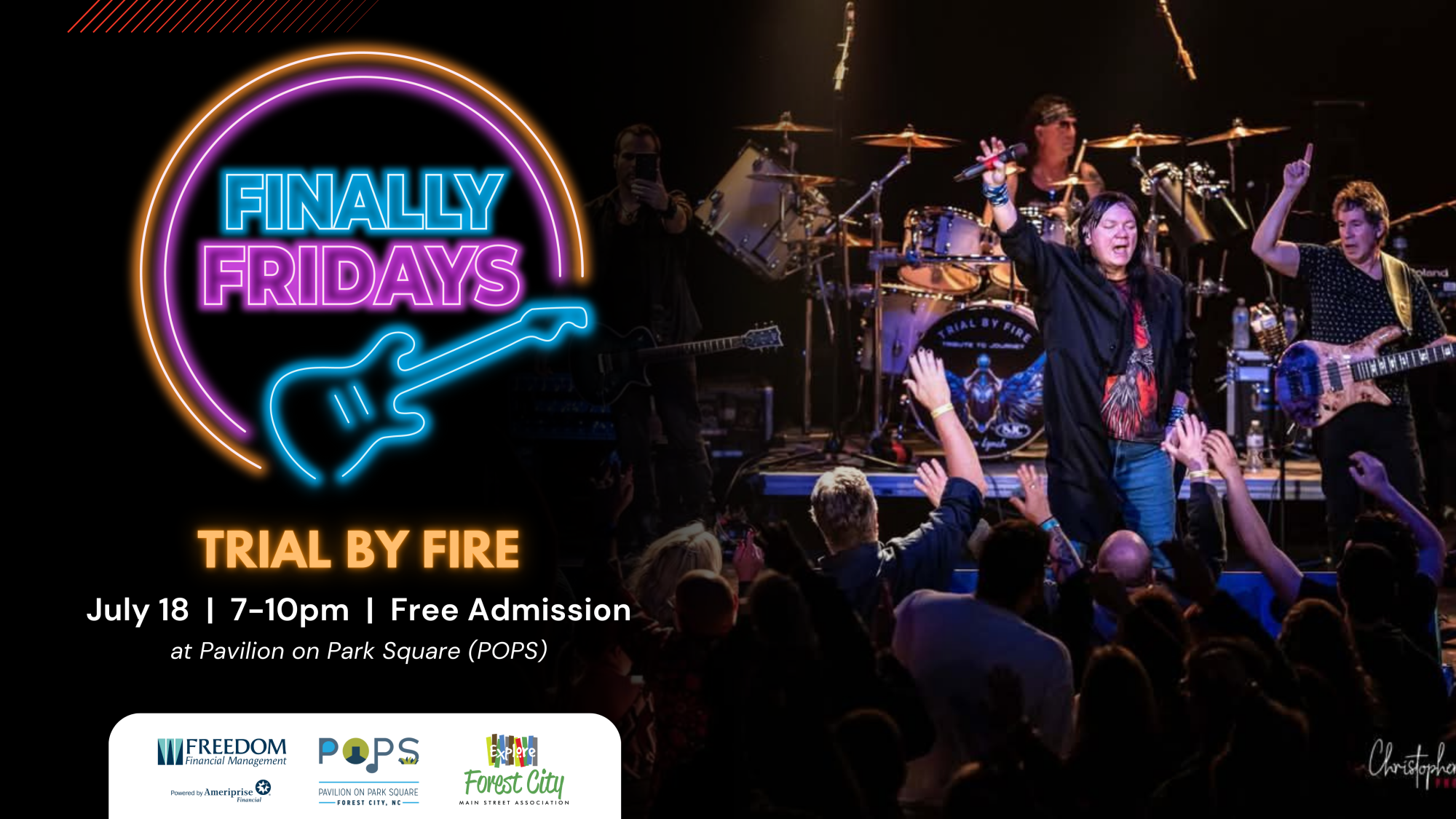 Journey Tribute Trial by Fire@Forest City Pavilion On Park
