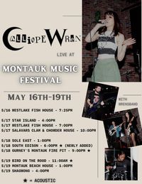 Calliope Wren LIVE at The Montauk Music Festival 