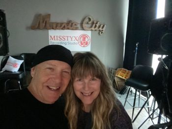 Wes & Kaye Pryor at Misstyx Recording Studio, Nashville, TN
