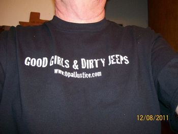 My buddy, Lee Roy Garrett in Beaumont sporting the GG&DJ T-shirt that he ordered. Thanks, Lee!
