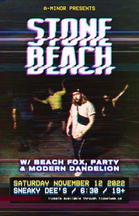 Stone Beach w/ Beach Fox, Party, & Modern Dandelion