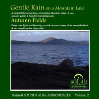 Gentle Rain on a Mountain Lake