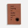 limited edition Treading Water vegan leather journal