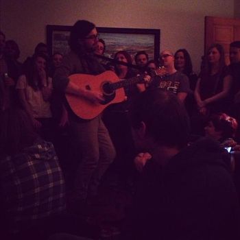 Secret house show in Edinburgh w/ Withered Hand
