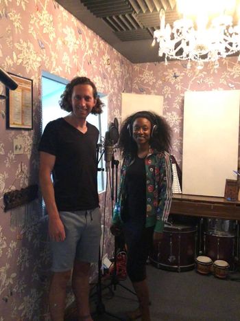 Recording with Beverley Knight
