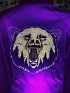 Contoured Slim Fit-Ozark Noir Bear-Zip Neck Athletic Wear-Glow In The Dark