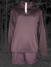 Contoured Slim Fit-Ozark Noir Bear-Zip Neck Athletic Wear-Glow In The Dark