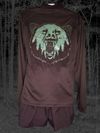 Contoured Slim Fit-Ozark Noir Bear-Zip Neck Athletic Wear-Glow In The Dark