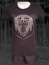 Contoured Slim Fit T-Ozark Noir Bear-Glow In The Dark