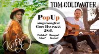 Tom Coldwater & Katri O @ PopUp singersongfest Hyvinkää 