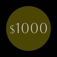 $1000 Pledge (ALL OF THE ABOVE + BACKSTAGE HANGS)