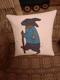 Primitive Bunny Pillow