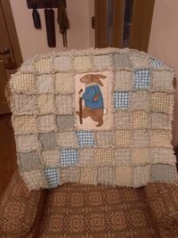 Primitive Bunny Lap Quilt