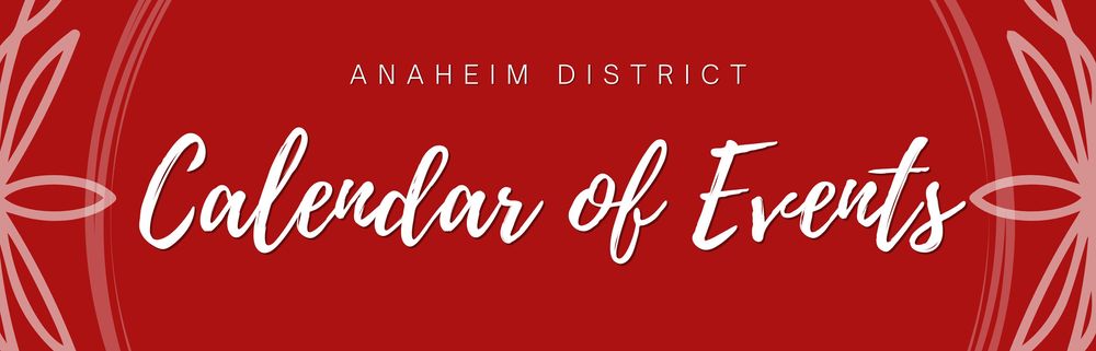 CALENDAR OF EVENTS BANNER
