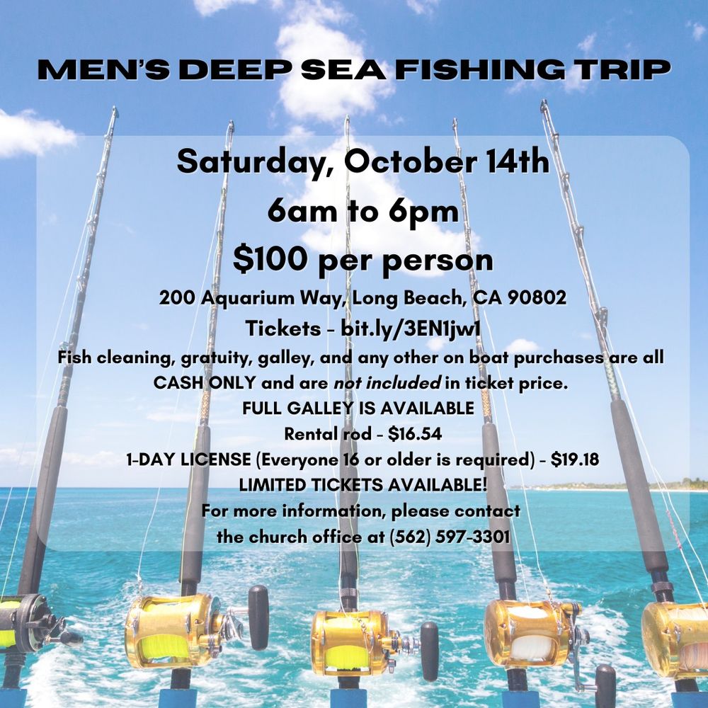 Men's Deep Sea Fishing Trip