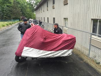 No kidding? It rained at Americade? Noooo.... The worst parking at any hotel ever. Americade 2016.
