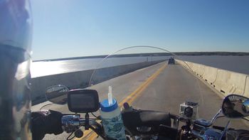 Crossing the Chesapeake Bay Bridge. Keys Trip 2019
