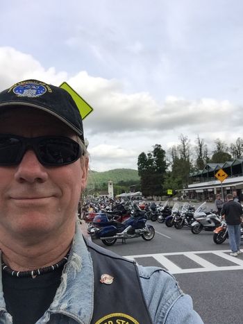 Bike parking at Americade 2015
