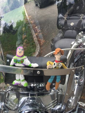 Buzz and Woody along for the ride
