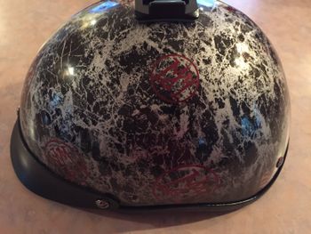 Hydrographics done on my half helmet by Simms Design.
